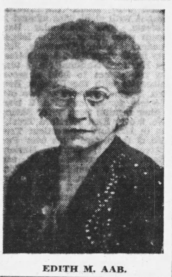Aab Edith May Porträt 1948