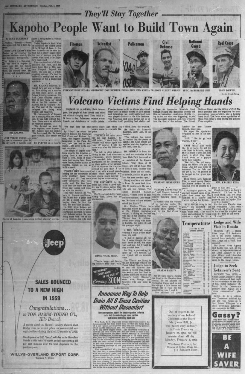 1960: Kapoho people want to build town again