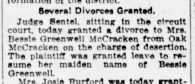 Several Divorces Granted, 3 Mar 1916