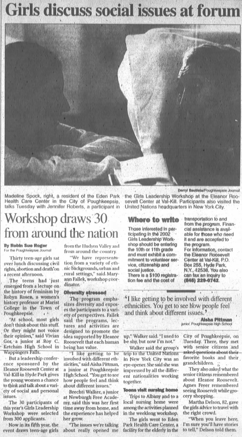 Poughkeepsie Journal 7-7-2001