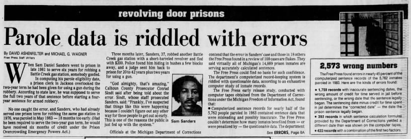 Revolving door prisons - 1985 freep series