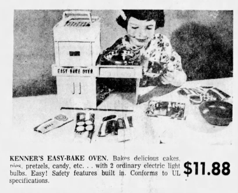 Easy Bake Oven ad, 1964