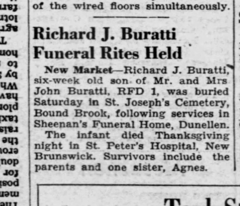 Richard Buratti dies