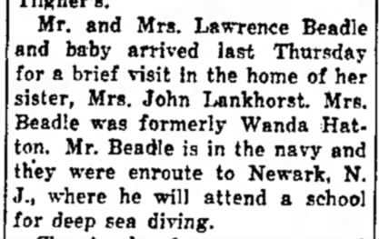 Wanda Hatton Beadle visits