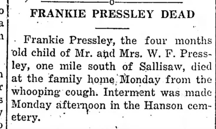 Frankie Presley death