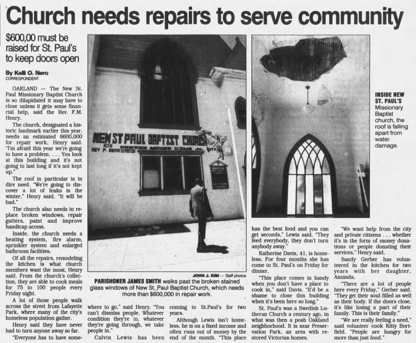 Church needs repairs to serve community