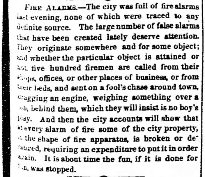 1859 - false alarms are a problem