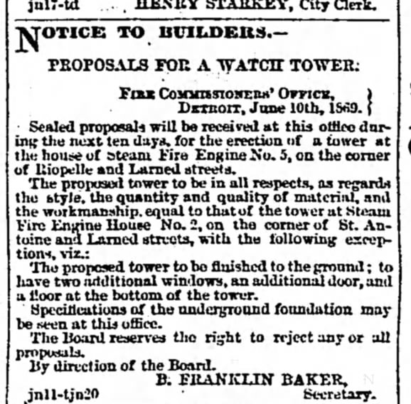1869 taking proposals from the watchtower at engine five