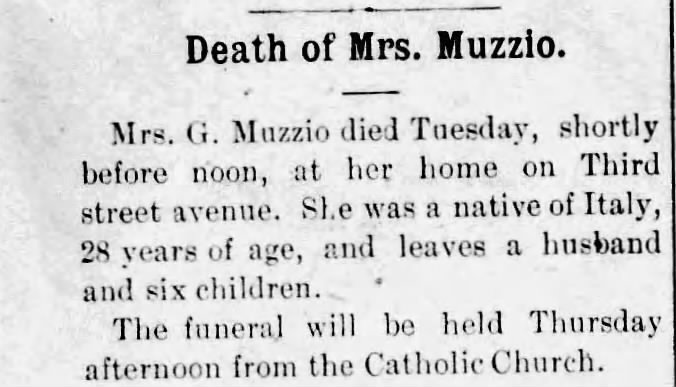 Obituary for G. Muzzio