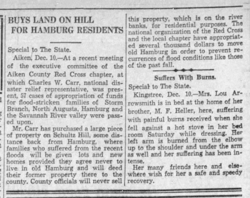 Buys Land on Hill for Hamburg Residents