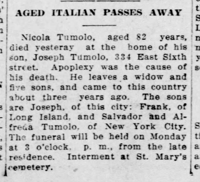 Plainfield Courier News,
Sat., Mar. 20, 1915