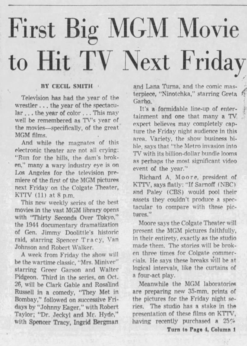 KTTV MGM 10-7-1956