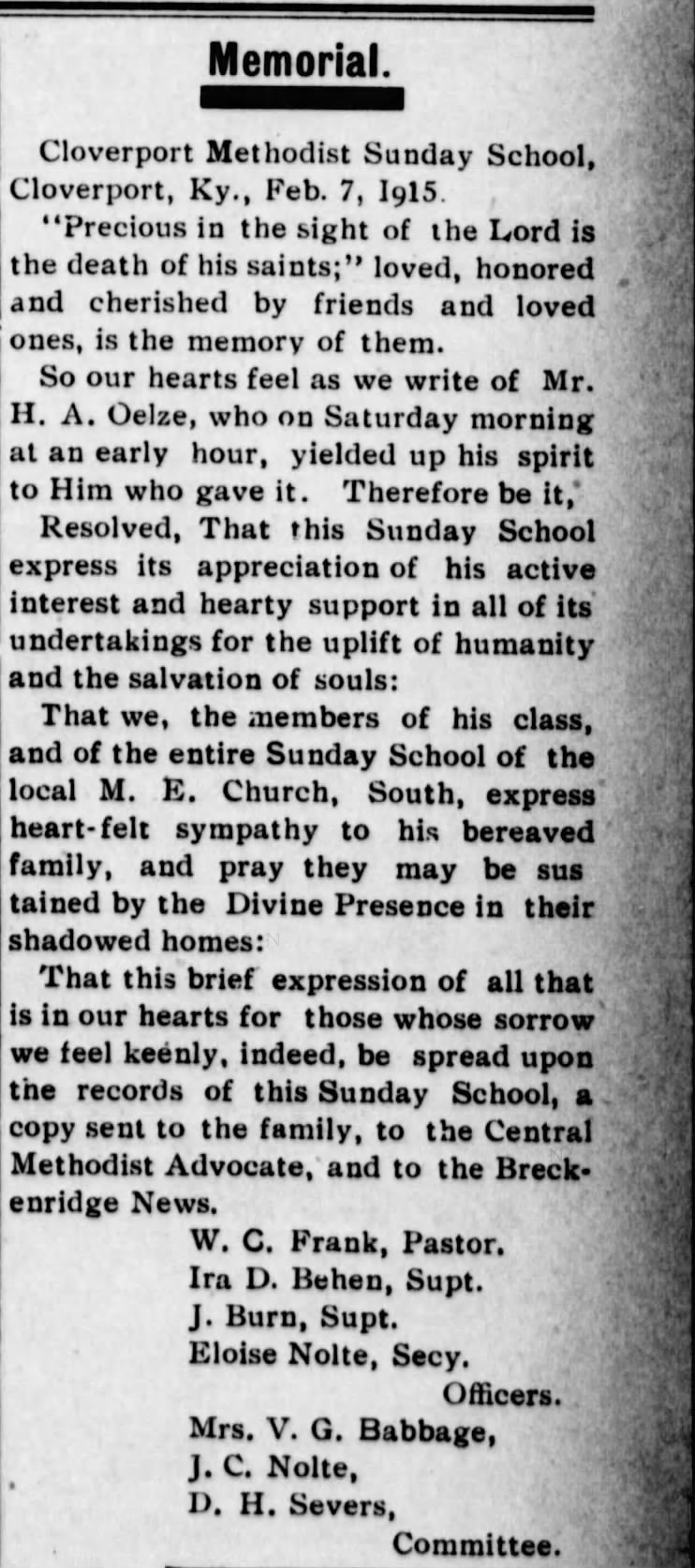 The Breckenridge News 10 Feb 1915