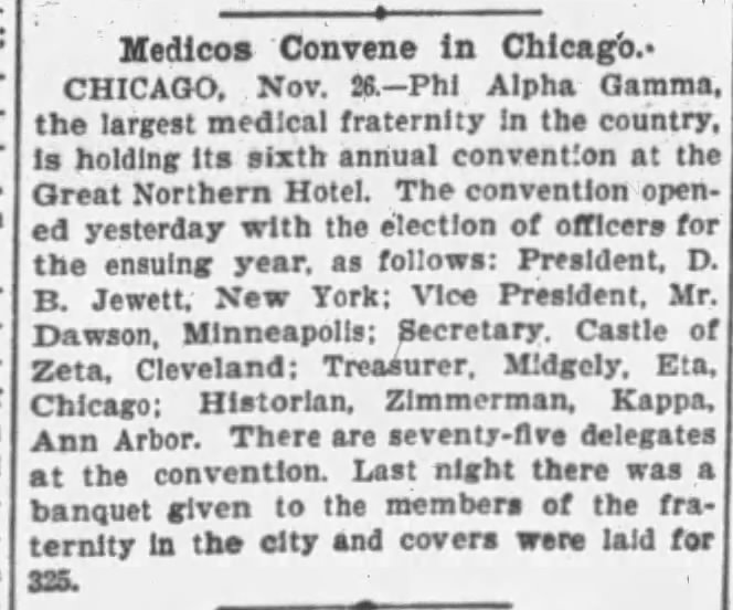 Medicos Convene in Chicago