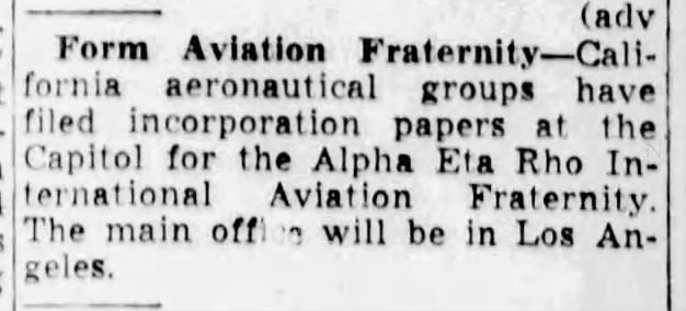 Form Aviation Fraternity