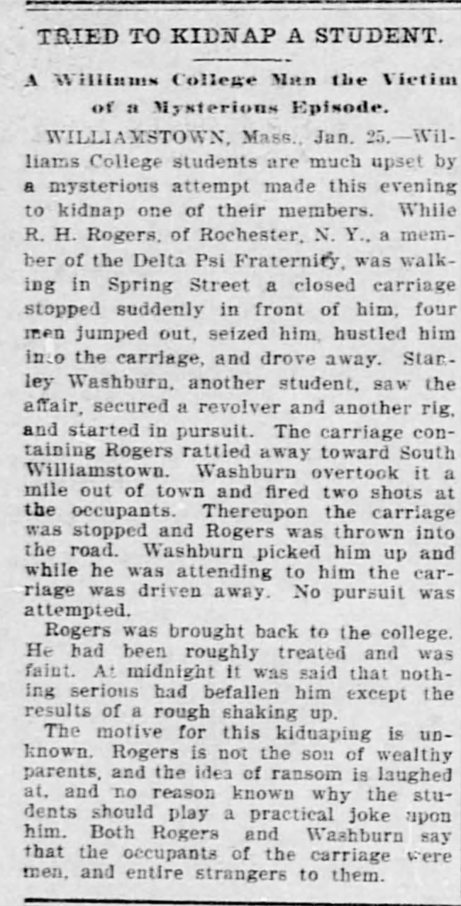 26 Jan 1901 Washington Times (DC) Kidnap effort Delta Psi