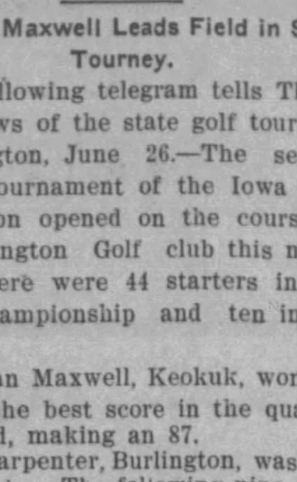1902 Iowa Amateur Burlington