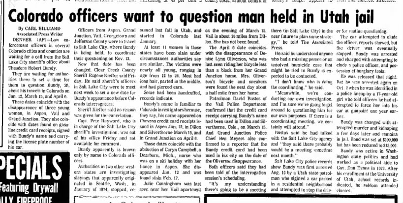 Greeley Daily Tribune 11/1/1975