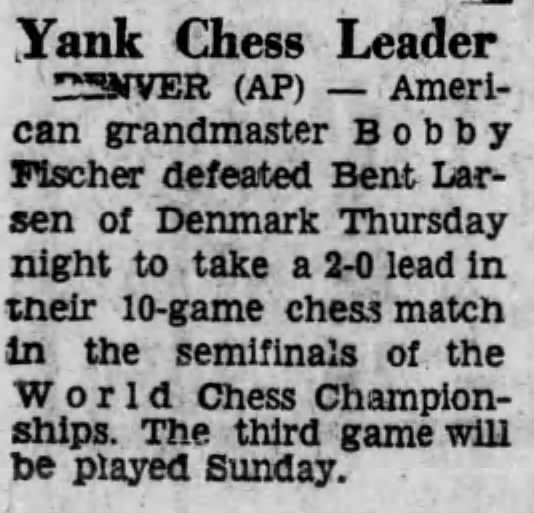 Yank Chess Leader