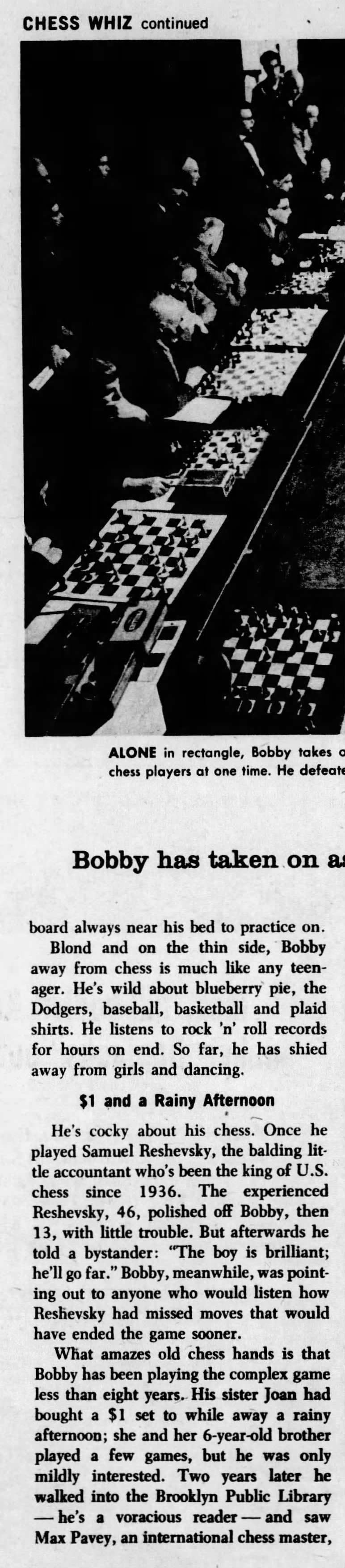 Only 14, he's a chess whiz (Column 4)