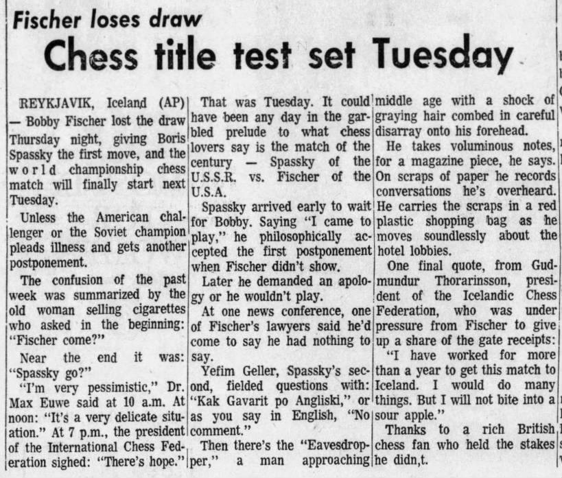 Chess Title Test Set Tuesday