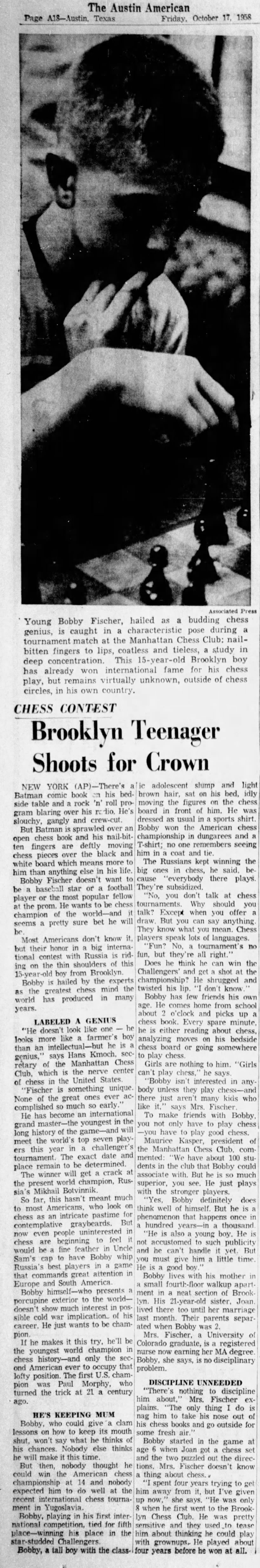 Brooklyn Teenager Shoots for Crown