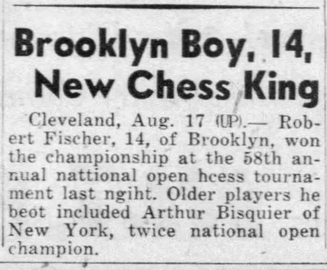 Brooklyn Boy, New Chess King