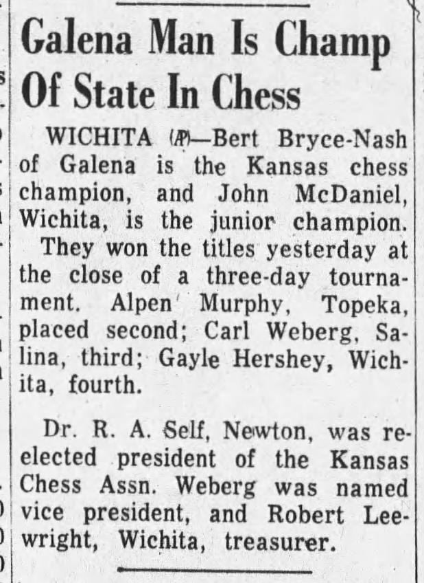 Galena Man Is Champ Of State In Chess