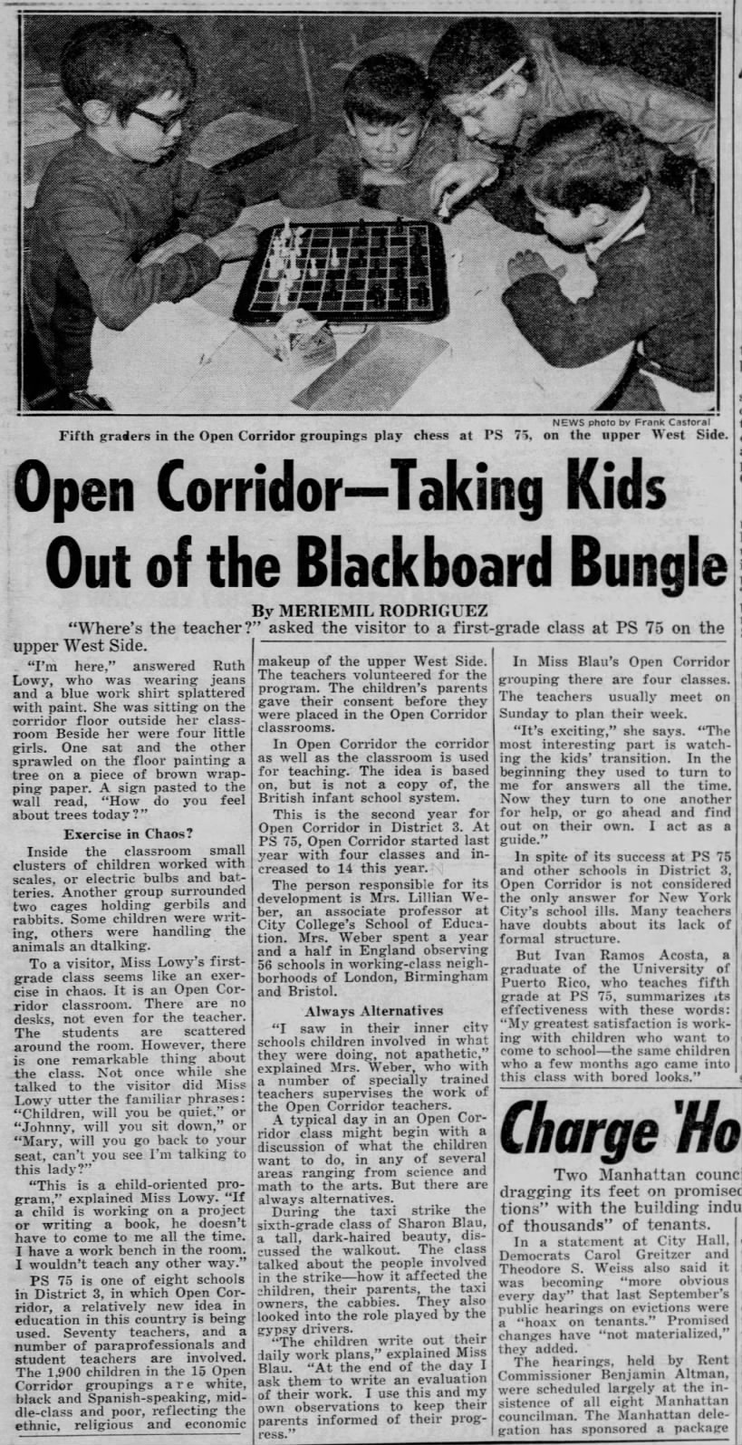 Open Corridor - Taking Kids Out of the Blackboard Bungle