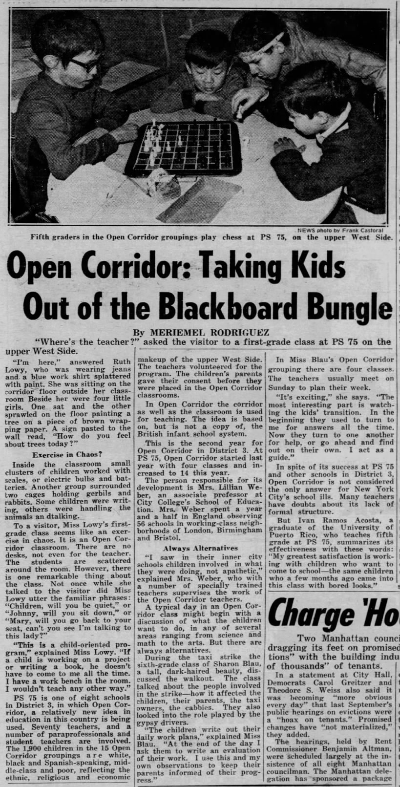 Open Corridor: Taking Kids Out of the Blackboard Bungle
