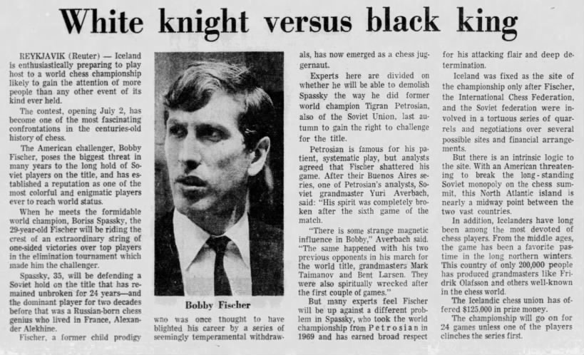 White knight versus black king
