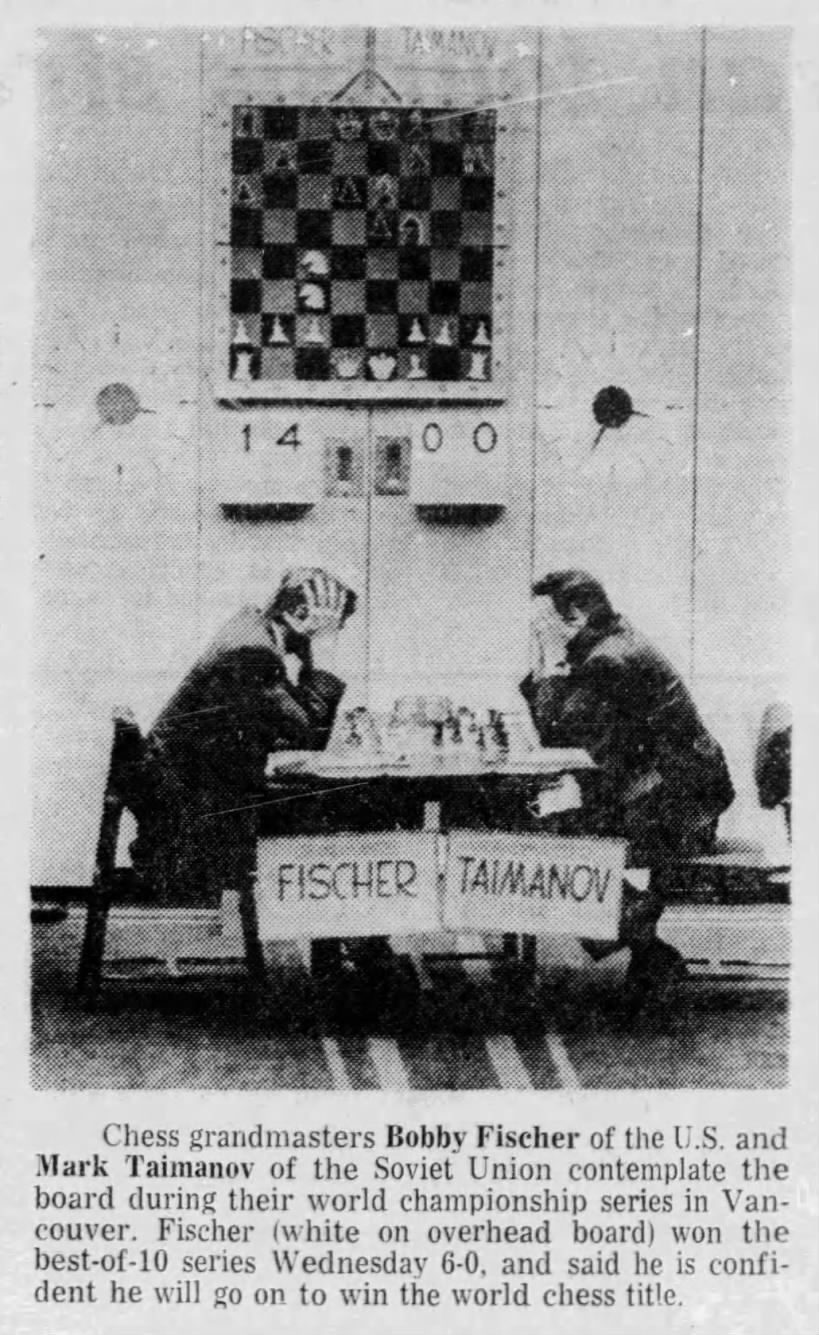 Fischer vs. Taimanov
