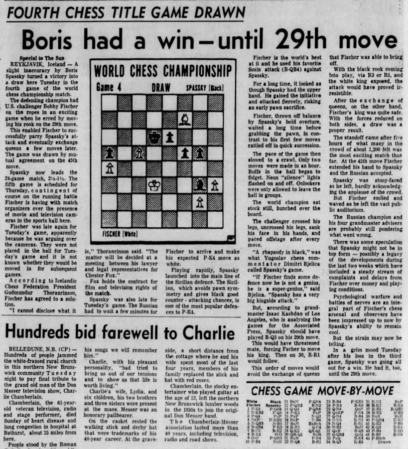 Boris Had a Win -- Until 29th Move