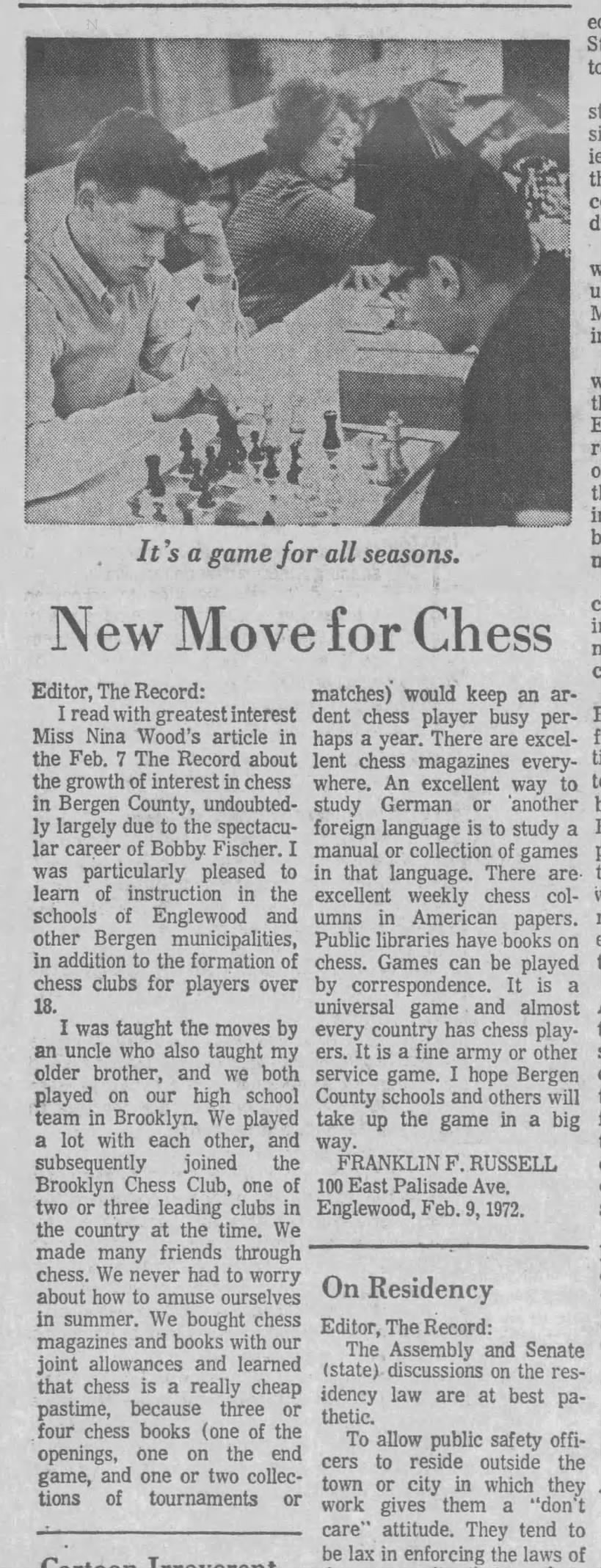 New Move for Chess