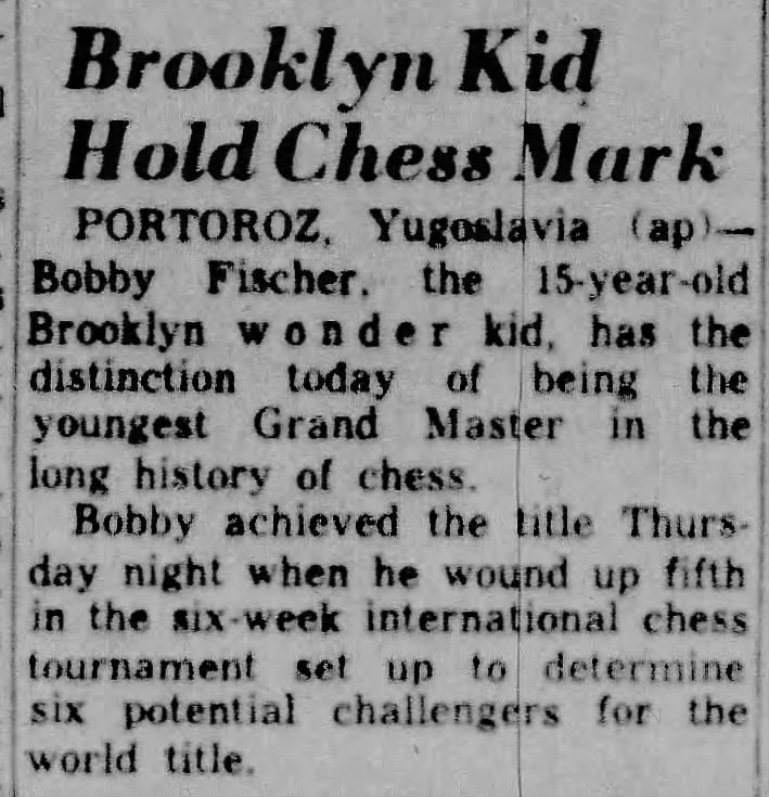 Brooklyn Kid Hold Chess Mark