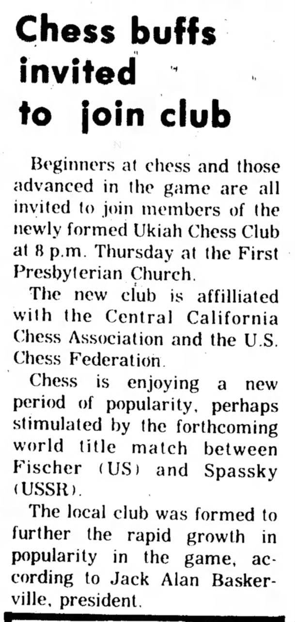 Chess Buffs Invited to Join Club