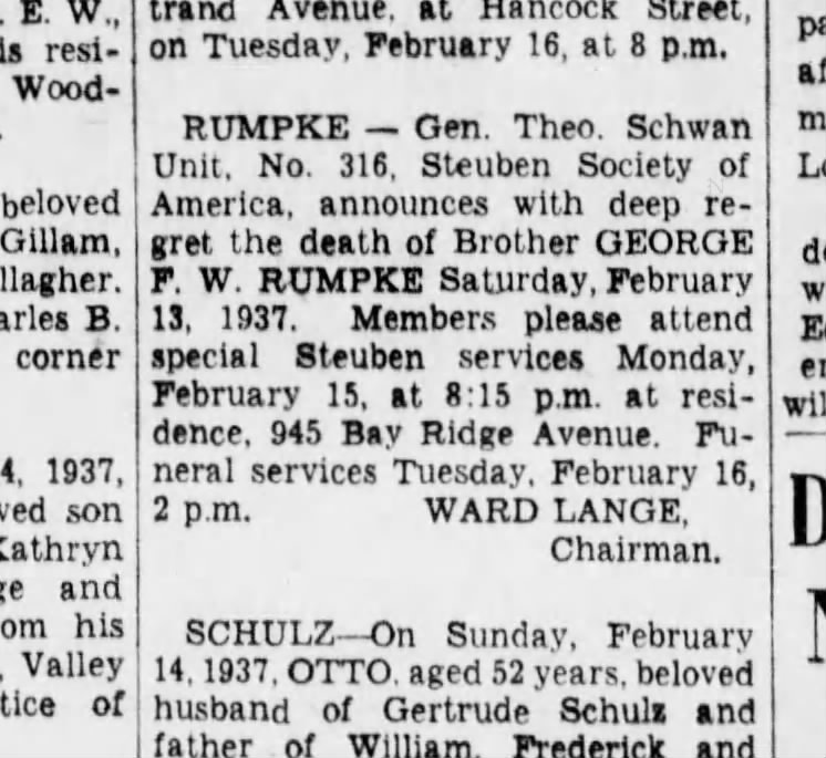 Brooklyn Daily Eagle, New York, Monday Feb 15,1937
