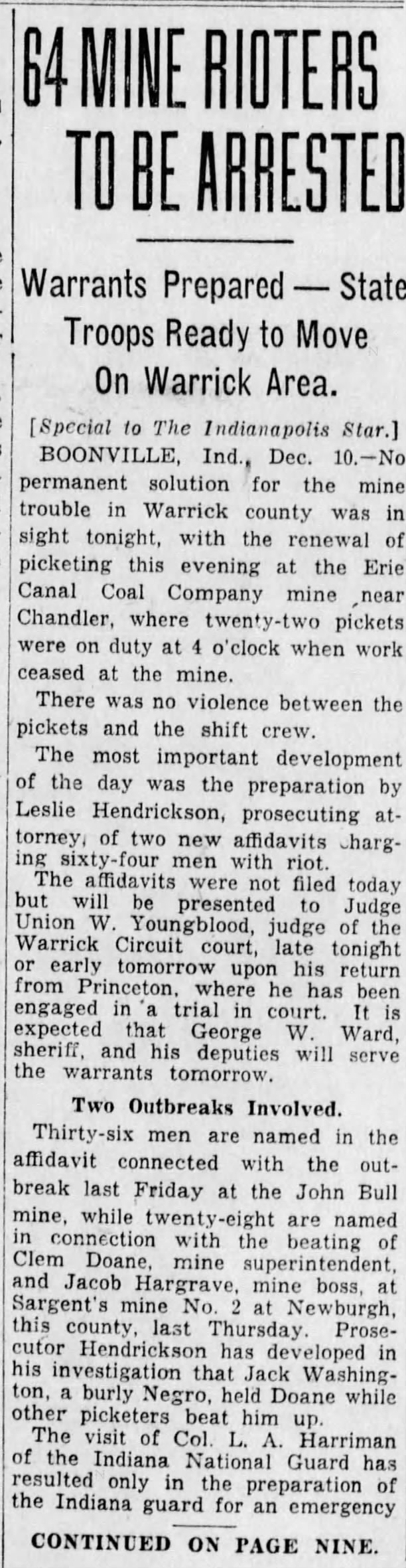 The Indianapolis Star (Indianapolis, Indiana) 11 Dec 1929, Wed Page1