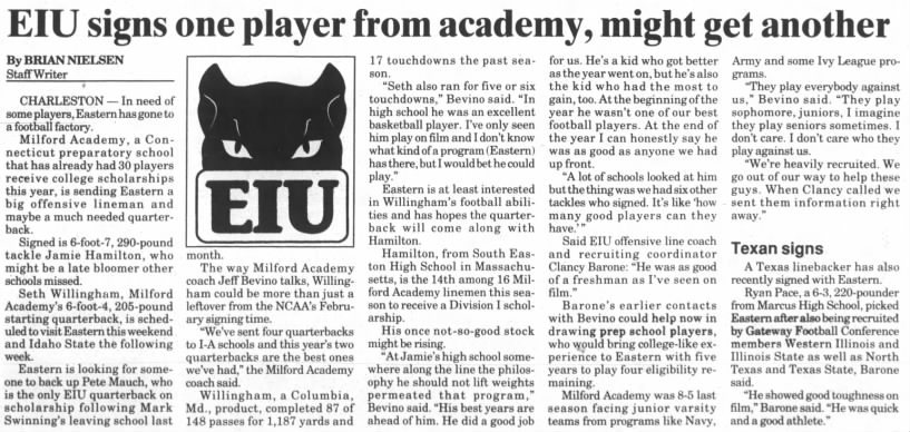 EIU signs one player from academy, might get another