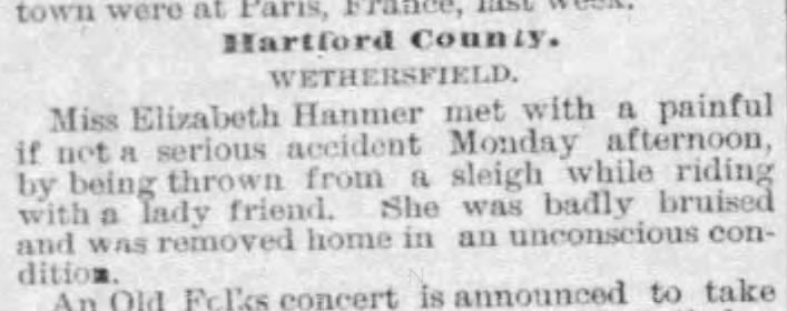 Elizabeth Hanmer Accident