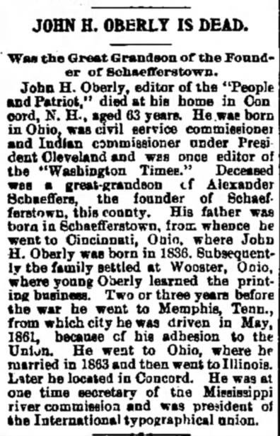John H. Oberly