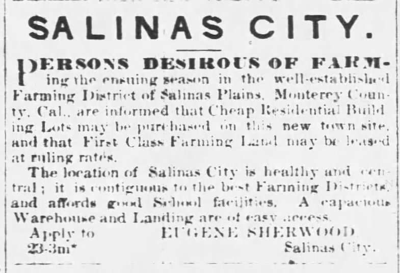 Salinas City farms for sale