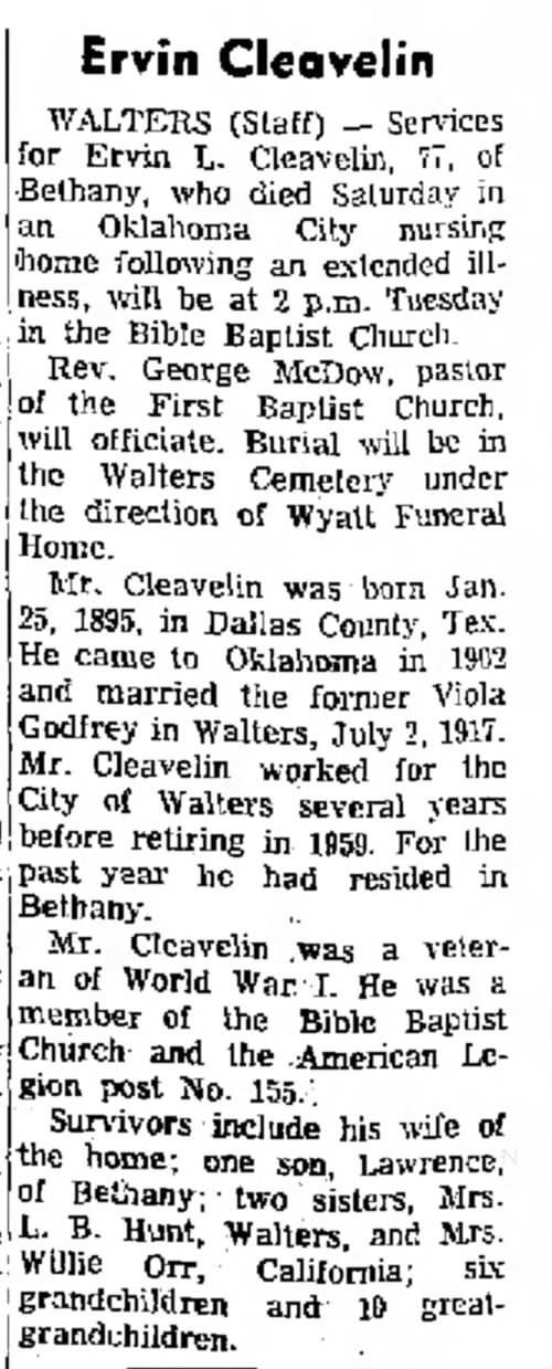 Ervin Cleavelin Lawton Constitution 31 Jan 1972