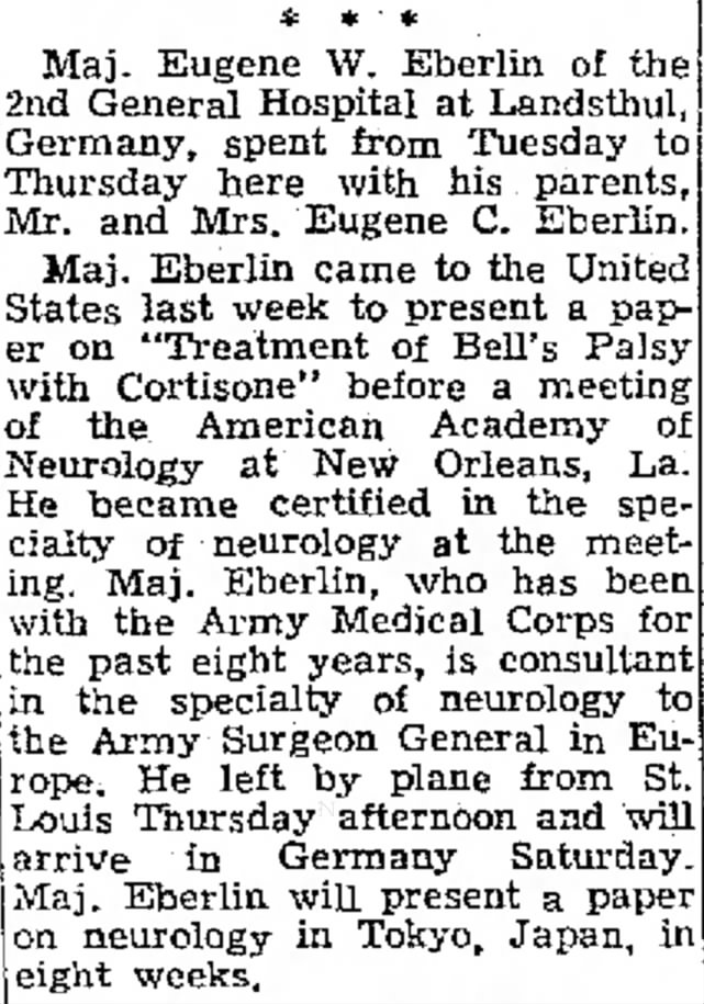 Neuro Paper Mar 24 1957