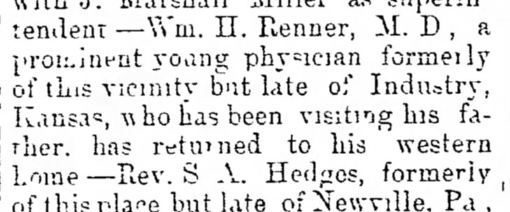 Dr. William H. Renner, M.D.