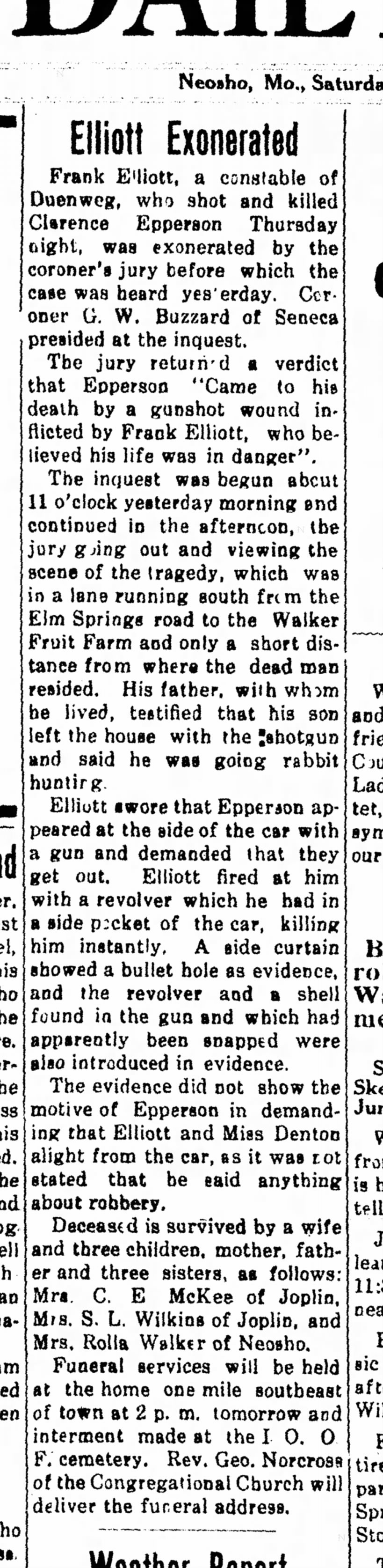 Clarence Epperson murder
