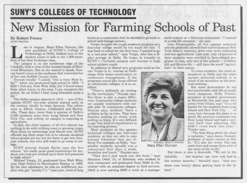 New Mission for Farming Schools of Past