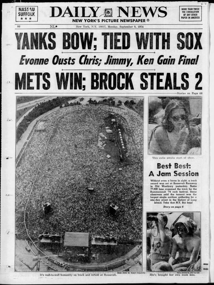 "Best Best: A Jam Session," NY Daily News, September 9, 1974, NL80.