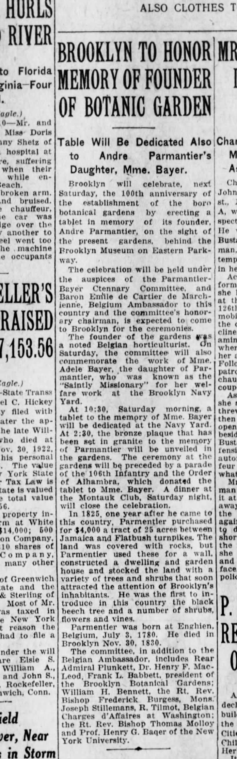 Brooklyn Eagle October  11, 1925