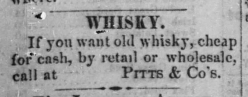 Pitts and Co Whiskey